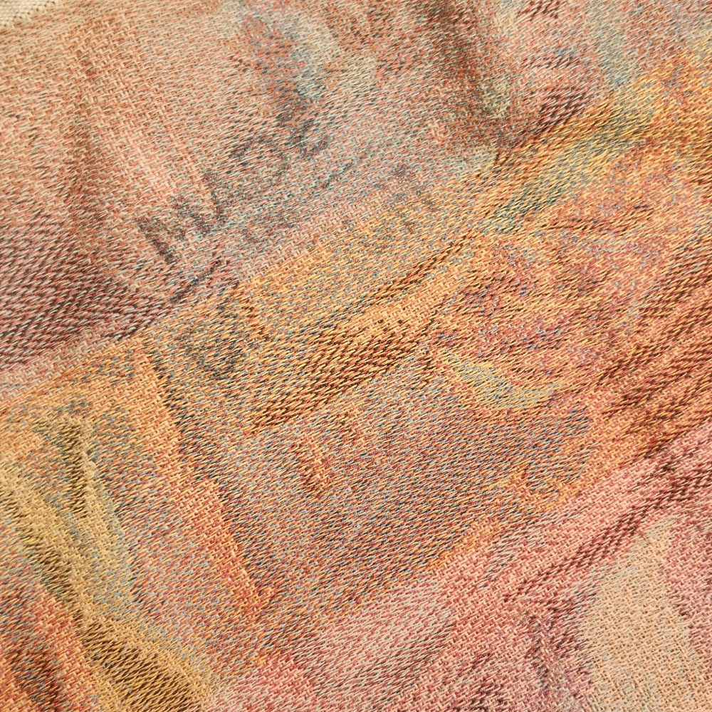 Vintage Antique Woven Tapestry Wall Hanging French 19 X 40 Made In Belgium - Picture 4 of 12